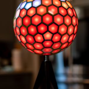 Dual of 4 Frequency Icosahedral Geodesic Sphere-203