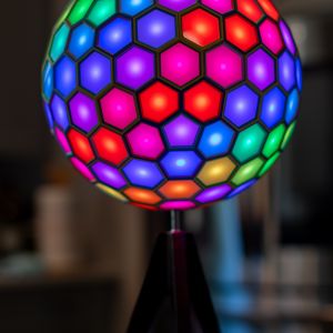 Dual of 4 Frequency Icosahedral Geodesic Sphere-205