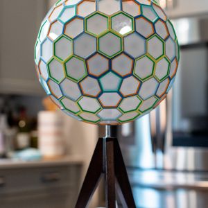 Dual of 4 Frequency Icosahedral Geodesic Sphere-206