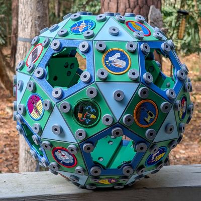 Demerit badge rhombicosidodecahedron-13