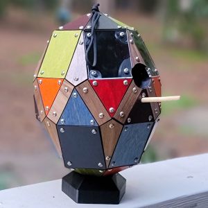 Augmented Hexagonal Antiprism Birdhouse